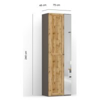 DULAP LEX 75-240-45 D GRI/DWO/R/O